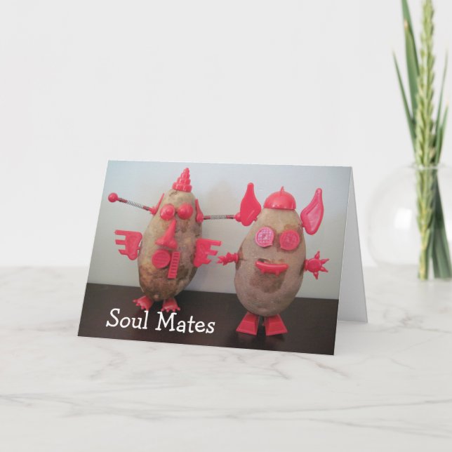 Space Potatoes - Soul Mates Holiday Card (Front)