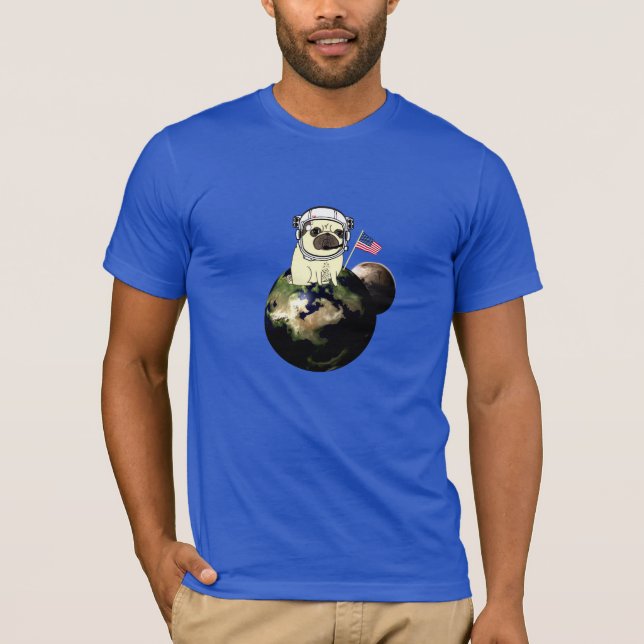 space pug T-Shirt (Front)