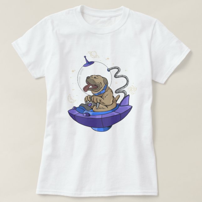 Space Pup T-Shirt (Design Front)