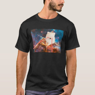Space Puppy with Laser Eyes T-Shirt