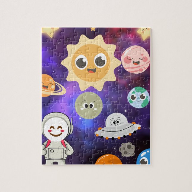  space puzzzle box for kids  jigsaw puzzle (Vertical)