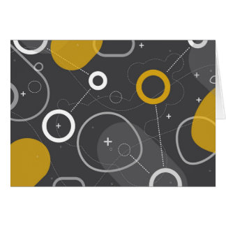 Space Race Abstract Card