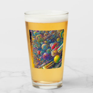 Space Race glass tumbler