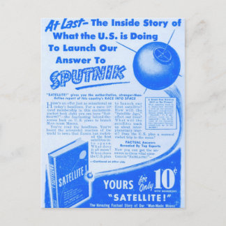 Space Race Postcard