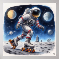 Space Race Poster