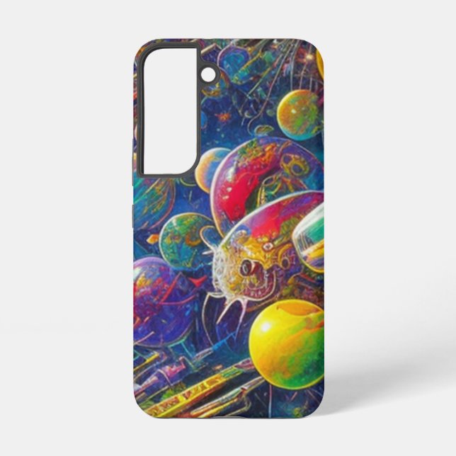 Space Race Samsung S22 phone case (Back)