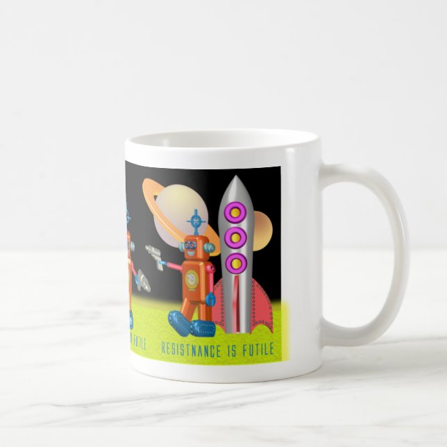 Space Robot Mug (Right)