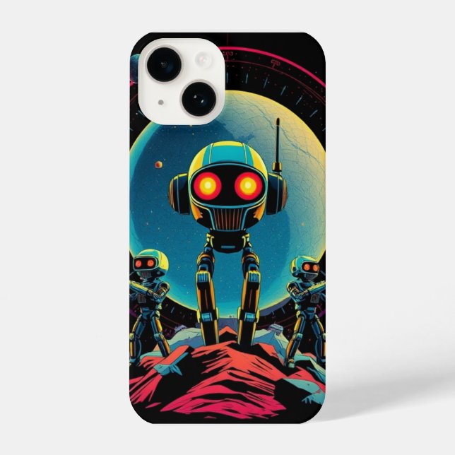 space robots  iPhone case (Back)