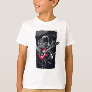 Space Rocker Astronaut with Guitar Tee