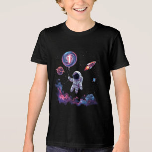 Space Rocket Birthday Tee Kids