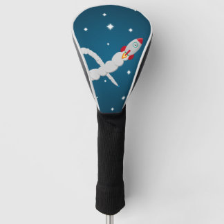 Space Rocket Launch in Space Golf Head Cover
