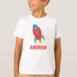 Space Rocket Personalised T-shirt