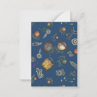 Space salad card