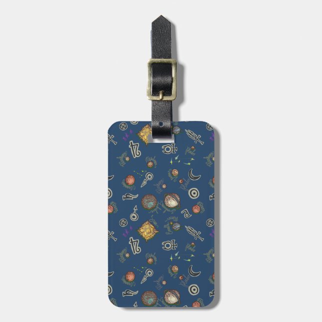 Space salad  luggage tag (Front Vertical)