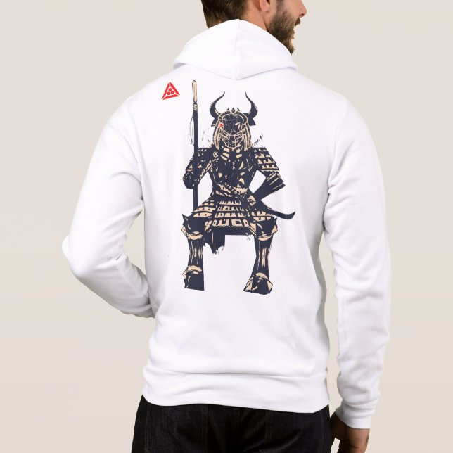 Space Samurai Warrior Hoodie (Back)