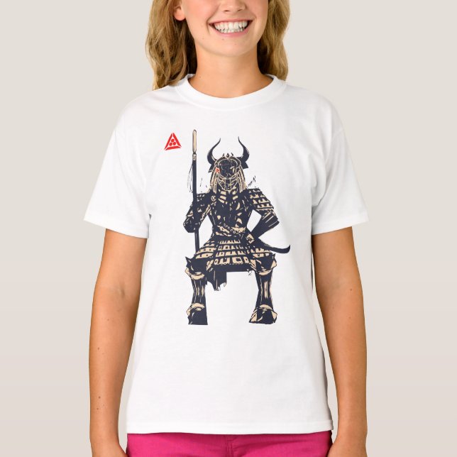 Space Samurai Warrior T-Shirt (Front)