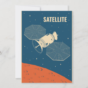 Space satellite invitation