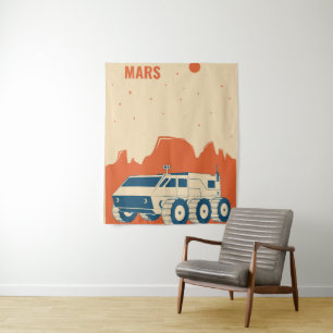 Space satellite tapestry