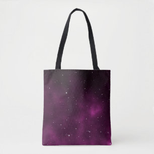 Space scape illustration astronomy graphic design tote bag