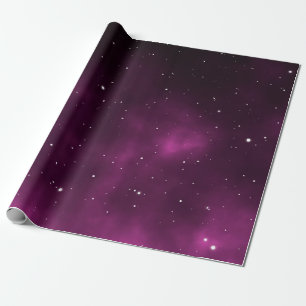 Space scape illustration astronomy graphic design wrapping paper