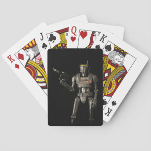 Space Sci-Fi Robot Toy Photography Playing Cards