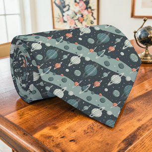 Space Science Custom Necktie