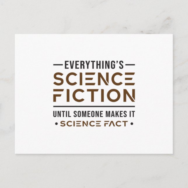 Space Science Fiction Day Science Nerds Alien Gift Postcard (Front)