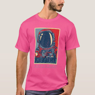 Space Scientist Astronomy  Retro Future Astronaut T-Shirt