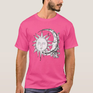 Space Scientist Celestial Body Sun Moon Stars Astr T-Shirt