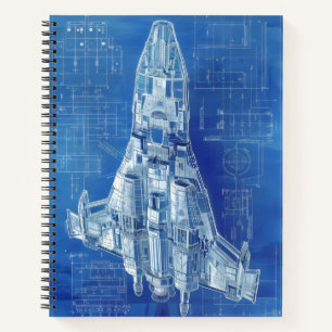 Space Ship Bueprint Notebook