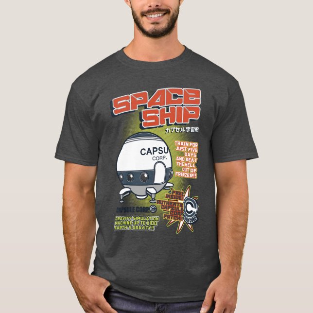 Space Ship friends T-Shirt (Front)