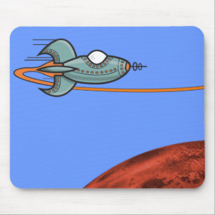 Space Ship Mouse Pad