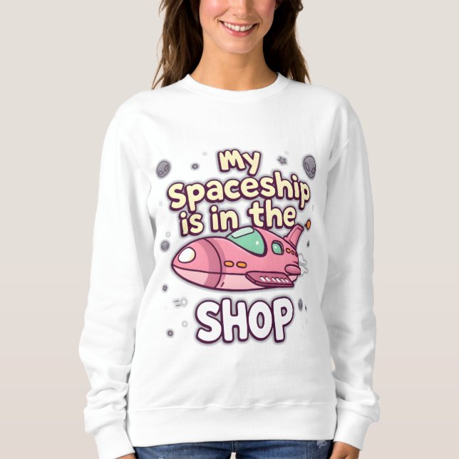 Space ship sweatshirt (Front)