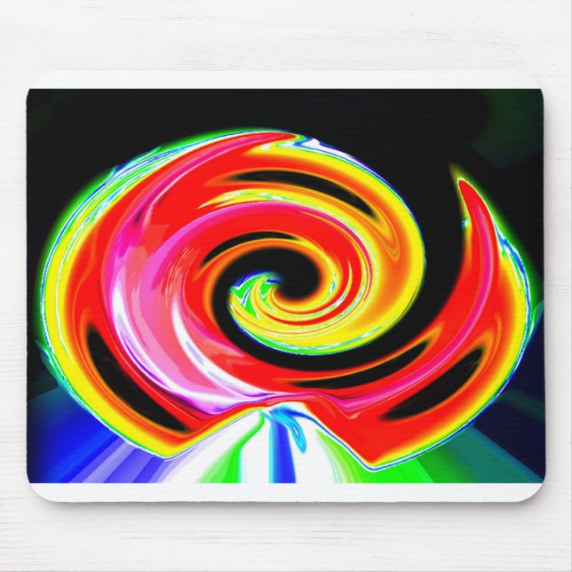 Space ship trail mouse pad (Front)