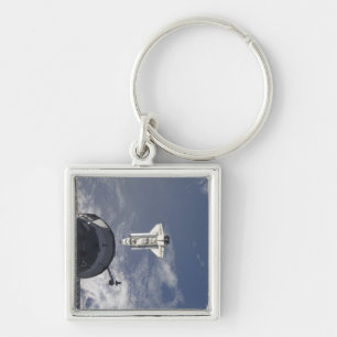 Space Shuttle Atlantis and a Russian spacecraft Key Ring
