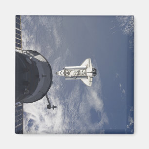 Space Shuttle Atlantis and a Russian spacecraft Magnet