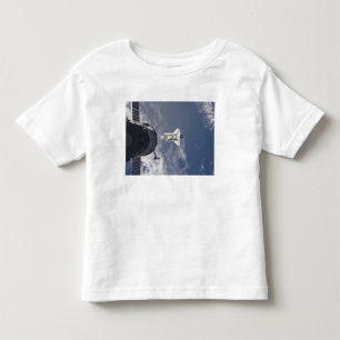 Space Shuttle Atlantis and a Russian spacecraft Toddler T-Shirt