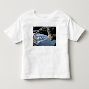 Space Shuttle Atlantis and a Soyuz spacecraft Toddler T-Shirt