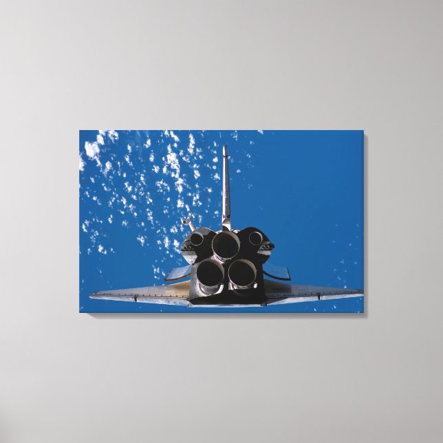 Space Shuttle Atlantis Canvas Print (Front)