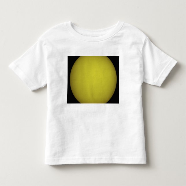 Space Shuttle Atlantis is seen in silhouette Toddler T-Shirt (Front)