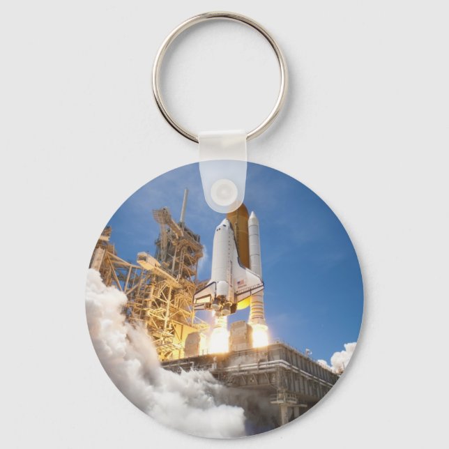 Space Shuttle Atlantis Launching STS-132 Mission Key Ring (Front)