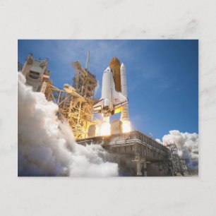 Space Shuttle Atlantis Launching STS-132 Mission Postcard