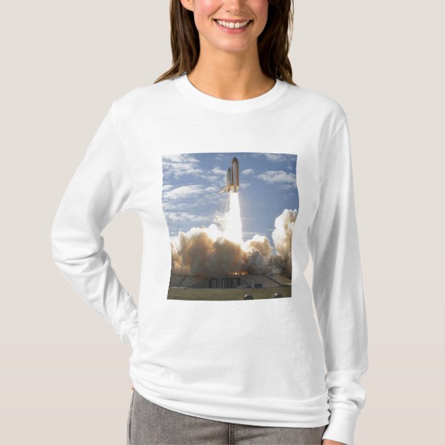 Space Shuttle Atlantis lifts off 10 T-Shirt (Front)