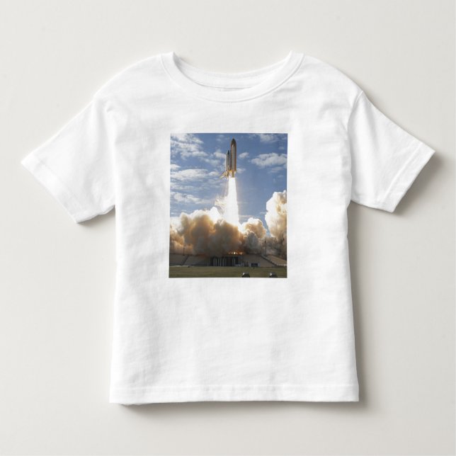 Space Shuttle Atlantis lifts off 10 Toddler T-Shirt (Front)