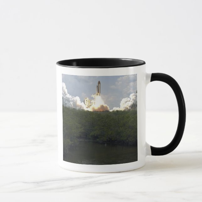 Space Shuttle Atlantis lifts off 13 Mug (Right)
