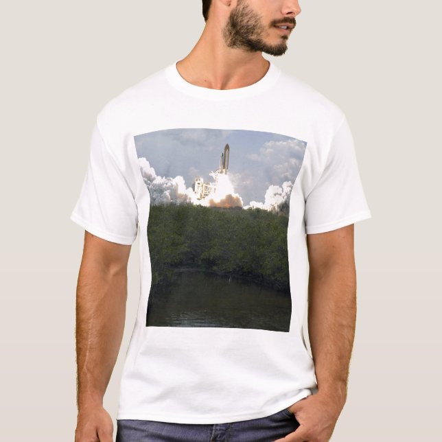 Space Shuttle Atlantis lifts off 13 T-Shirt (Front)