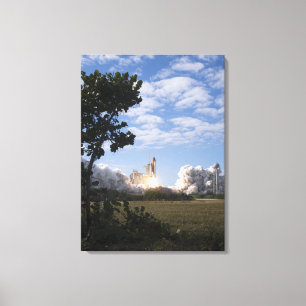 Space Shuttle Atlantis lifts off 18 Canvas Print
