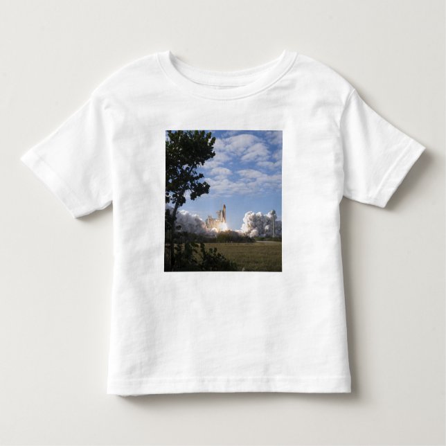 Space Shuttle Atlantis lifts off 18 Toddler T-Shirt (Front)
