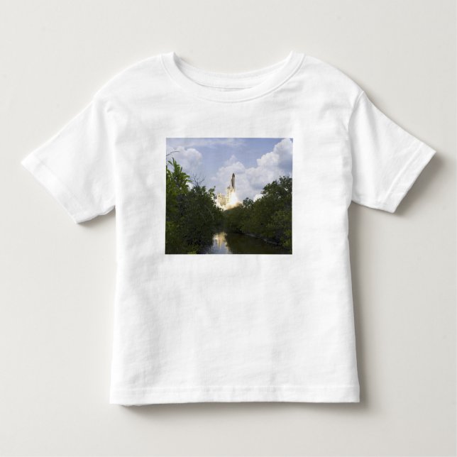 Space Shuttle Atlantis lifts off 25 Toddler T-Shirt (Front)