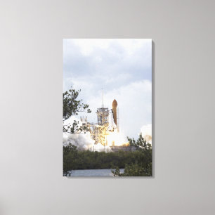 Space Shuttle Atlantis lifts off 6 Canvas Print